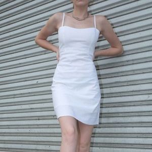 NWT brandy melville karla white dress